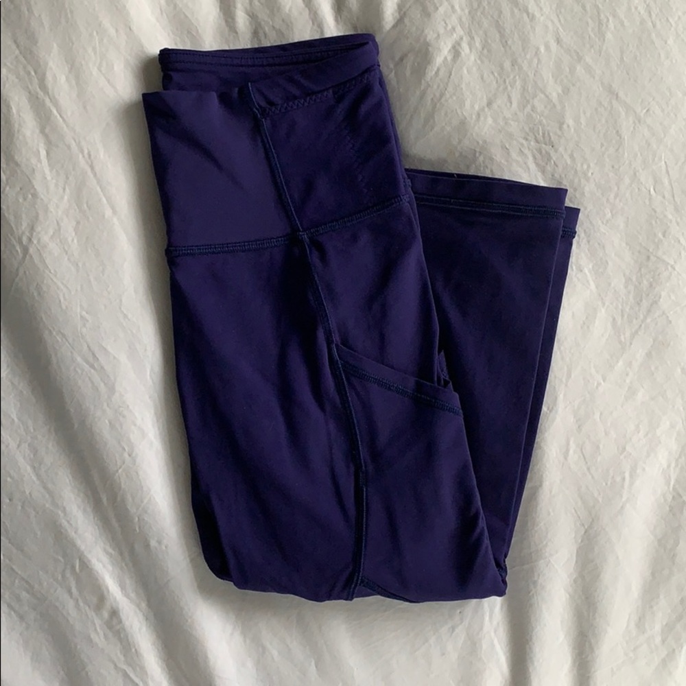 Lululemon cropped athletic pants - purple